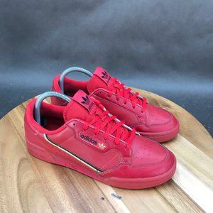 Adidas Originals Continental‎ 80 'Scarlet Gold Black' Shoes Youth Size 7 Low Top